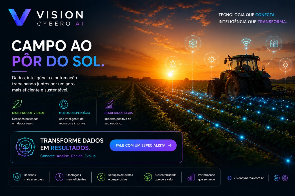 Vision Cybero AI — mais produtividade, menos desperdício, resultados reais no agro